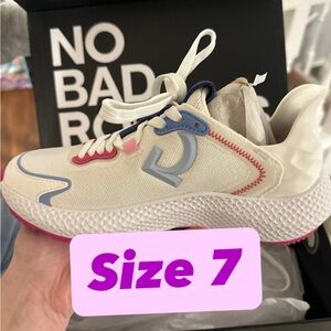 G/FORE White and Pink Athletic Shoes